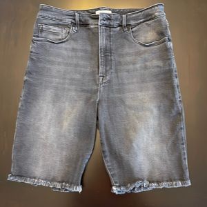Good American Bermuda jean shorts